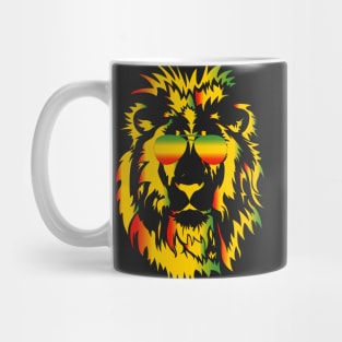 Cool Rasta Lion Mug